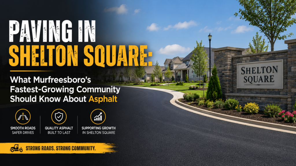 Paving in Shelton Square: What Murfreesboro's Fastest-Growing Community Should Know About Asphalt